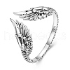 Simple Style Cute 925 Sterling Silver Wing Cuff Rings FS-WG9C3E6-01-4
