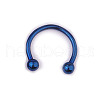 303 Stainless Steel Circular/Horseshoe Barbell Nose Rings WG86D19-27-1