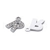Alloy Pendants ALRI-N039-001R-RS-3