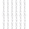 304 Stainless Steel Figaro Chains CHS-CJ0001-02-5