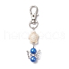 Angel Acrylic & Synthetic Turquoise Turtle Pendant Decorations HJEW-JM03176-4
