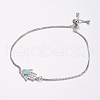 Adjustable Brass Bolo Bracelets BJEW-G593-03P-C-1