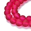 Transparent Glass Bead Strands GLAA-S031-10mm-39-3