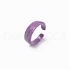 Spray Painted Alloy Cuff Rings RJEW-T011-28D-RS-3