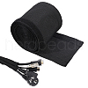 Nylon Hook and Loop Fastener Cable Sleeves DIY-WH0888-124A-1