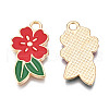 Alloy Enamel Pendants ENAM-Q446-002D-RS-3