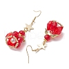 Angel Star Handmade Glass Seed Beads & Glass Dangle Earrings for Women EJEW-MZ00393-05-4