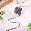 PVD Vacuum Plating 304 Stainless Steel Paperclip Chains CHS-TA0001-10-11