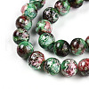 Baking Painted Glass Beads Strands X1-DGLA-N003-10mm-A09-4