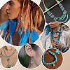   100Pcs Dyed Synthetic Turquoise European Beads SPDL-PH0001-03-3