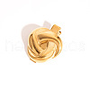 Stainless Steel Knot Stud Earrings & Hair Tie & Alligator Clips Sets for Women LZ4224-1-5