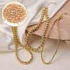 ANATTASOUL 500Pcs Rack Plating Brass Beads KK-AN0001-07-6
