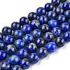 Natural Lapis Lazuli Beads Strands G-E465-8mm-01-4