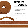Flat Imitation Leather Cord OCOR-WH0086-69B-04-5