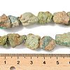 Raw Rough Natural HuBei Turquoise Beads Strands G-M453-D09-5