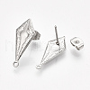 304 Stainless Steel Stud Earring Findings STAS-S079-71B-1