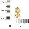 925 Sterling Silver Pave Clear Cubic Zirconia Flower Pendant Bails STER-P068-01G-3