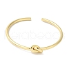 Brass Open Cuff Bangles BJEW-C070-06G-3