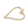 Brass Micro Pave Cubic Zirconia Pendants KK-D364-03G-2