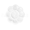 Plum Blossom Shape Plastic Watercolor Oil Palette PW-WG53905-05-1