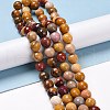 Natural Mookaite Beads Strands G-E571-18C-2