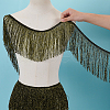 Fingerinspire Polyester Tassel Lace Ribbon OCOR-FG0002-45C-3