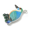 Opaque Resin Pendants CRES-D013-01B-3