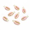 Alloy Enamel Pendants X-PALLOY-T065-27E-1