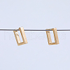 Square Stainless Steel Hoop Earrings GL5568-2