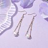 Mother's Day Jewellery Natural Cultured Freshwater Pearl Dangle Earrings EJEW-JE05936-02-2