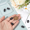  6Pcs Antique Style Groove Column Shape Brass Beads FIND-NB0005-34B-3