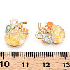 Alloy Enamel Pendants ENAM-T009-63B-RS-3