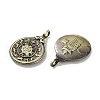Tibetan Style Brass Pendants KK-M284-42AB-2
