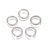 304 Stainless Steel Twisted Jump Rings STAS-G225-10P-04-1
