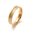 Ion Plating(IP) 304 Stainless Steel Finger Ring RJEW-C071-13G-1