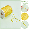   1 Roll 100 Yards Round Nylon Braided Thread NWIR-PH0002-22D-4