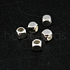Cube Brass Spacer Beads KK-L015B-01S-1
