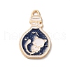 Alloy Enamel Pendants ENAM-Q447-02G-1