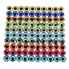 Luminous Eye Printed Glass Cabochons GGLA-WHC0002-10mm-1