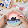 Punch Embroidery Starter Kits DIY-WH20007-13D-3