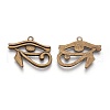 Tibetan Style Alloy Pendants X-TIBEP-16487-AB-NR-2