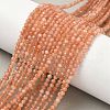 Natural Sunstone Beads Strands G-RM250101-B40-5