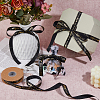 20 Yards Gold Stamping Polyester Happy Birthday to You Printed Ribbon OCOR-WH0082-243A-5