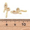 Brass Rhinestone Pendants KK-E793-16G-3