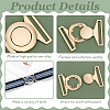 BENECREAT 6Sets Zinc Alloy Side Release Buckles FIND-BC0013-98A-4