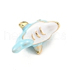 Marine Animal Alloy Enamel Pendants ENAM-A145-04G-02-2