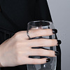 Music Score Brass Cuff Rings for Women FS-WG0670D-01-3