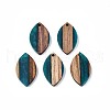 Resin & Walnut Wood Pendants RESI-S389-074-1