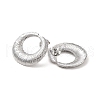 Ring 304 Stainless Steel Stud Earrings for Women EJEW-L272-009P-2
