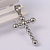 Cross 304 Stainless Steel Big Pendants STAS-K059-P-1